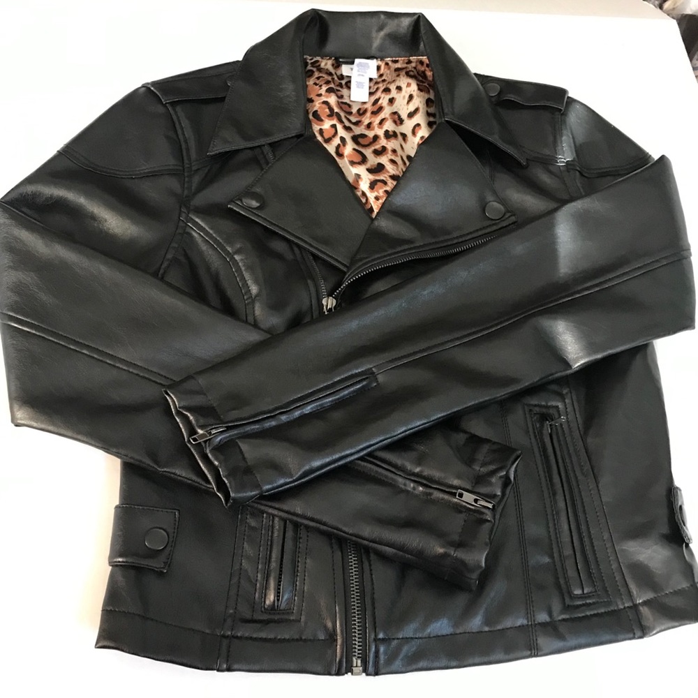 Piper & Blue Faux Leather Moto Jacket